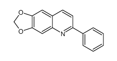 6-phenyl-[1,3]dioxolo[4,5-g]quinoline Structure