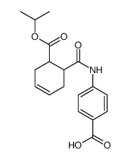 4-[(6-propan-2-yloxycarbonylcyclohex-3-ene-1-carbonyl)amino]benzoic acid Structure