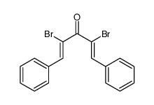 (1Z,4Z)-2,4-Dibromo-1,5-diphenyl-1,4-pentadien-3-one Structure
