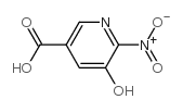 5-Hydroxy-6-nitronicotinic acid Structure