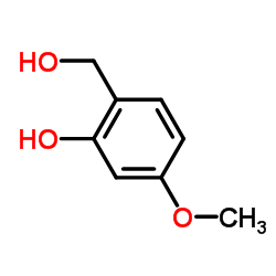 2-(Hydroxymethyl)-5-methoxyphenol structure