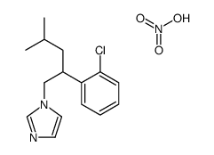 1-[2-(2-chlorophenyl)-4-methylpentyl]imidazole,nitric acid结构式