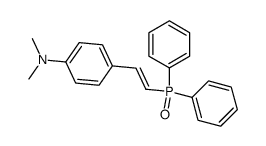 4-dimethylamino-ω-diphenylphosphinyl-trans-styrene结构式