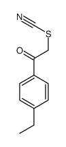 [2-(4-ethylphenyl)-2-oxoethyl] thiocyanate Structure