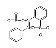 2-[(2-sulfophenyl)diazenyl]benzenesulfonic acid结构式