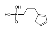 3-cyclopenta-1,3-dien-1-ylpropylphosphonic acid结构式