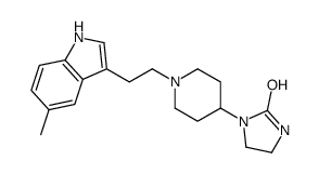1-[1-[2-(5-methyl-1H-indol-3-yl)ethyl]piperidin-4-yl]imidazolidin-2-one结构式