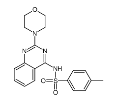 4-methyl-N-(2-morpholin-4-ylquinazolin-4-yl)benzenesulfonamide Structure