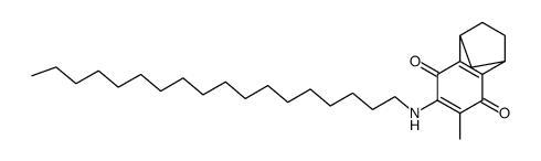 6-methyl-7-n-octadecylamino-1,4-methano-1,2,3,4-tetrahydro-5,8-naphthoquinone Structure