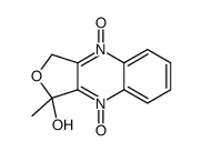 3-methyl-9-oxido-4-oxo-1H-furo[3,4-b]quinoxalin-4-ium-3-ol Structure