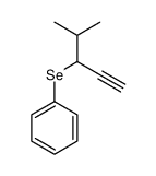4-methylpent-1-yn-3-ylselanylbenzene结构式
