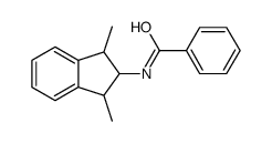 N-(1,3-dimethyl-2,3-dihydro-1H-inden-2-yl)benzamide结构式
