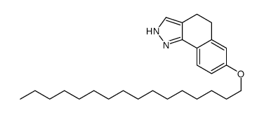 7-hexadecoxy-4,5-dihydro-1H-benzo[g]indazole Structure