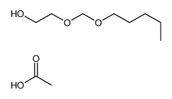 acetic acid,2-(pentoxymethoxy)ethanol Structure