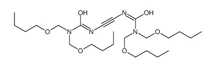 3-[2-[bis(butoxymethyl)carbamoylamino]ethynyl]-1,1-bis(butoxymethyl)urea结构式