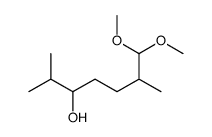 7,7-dimethoxy-2,6-dimethylheptan-3-ol Structure