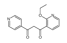 1-(2-ethoxypyridin-3-yl)-3-pyridin-4-ylpropane-1,3-dione Structure