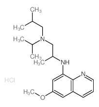 N-(6-methoxyquinolin-8-yl)-N-(2-methylpropyl)-N-propan-2-yl-propane-1,2-diamine Structure