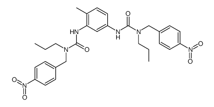 3-{4-Methyl-3-[3-(4-nitro-benzyl)-3-propyl-ureido]-phenyl}-1-(4-nitro-benzyl)-1-propyl-urea Structure