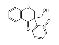 3-hydroxymethyl-3-(1-oxy-pyridin-2-yl)-chroman-4-one Structure