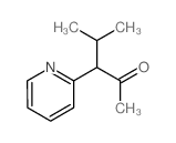 4-methyl-3-pyridin-2-yl-pentan-2-one structure