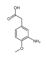 2-(3-Amino-4-methoxyphenyl)acetic acid Structure