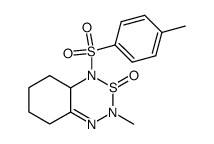 3-methyl-1-(toluene-4-sulfonyl)-3,5,6,7,8,8a-hexahydro-1H-benzo[1,2,3,6]thiatriazine 2-oxide Structure