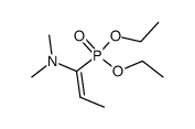 (Z)-1-(Diethoxyphosphoryl)-N,N-dimethyl-1-propen-1-amin Structure