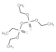Thioisohypophosphoricacid ((HO)2P(S)OP(S)H(OH)), ethyl-, triethyl ester (9CI) Structure
