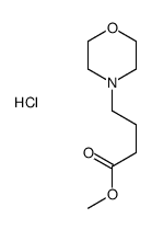 methyl 4-morpholin-4-ium-4-ylbutanoate,chloride Structure