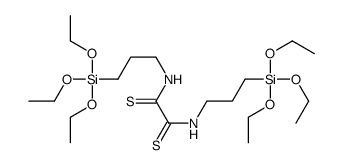 N,N'-Bis[3-(triethoxysilyl)propyl]ethanebisthioamide Structure