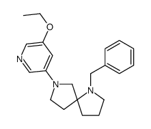 1-benzyl-7-(5-ethoxypyridin-3-yl)-1,7-diazaspiro[4.4]nonane Structure