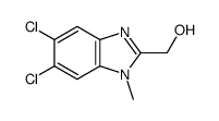 (5,6-dichloro-1-methylbenzimidazol-2-yl)methanol Structure