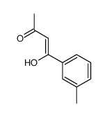 4-hydroxy-4-(3-methylphenyl)but-3-en-2-one Structure