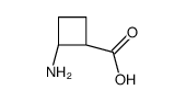 (1S,2R)-2-aminocyclobutane-1-carboxylic acid结构式
