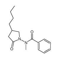 N-(4-butyl-2-oxopyrrolidin-1-yl)-N-methylbenzamide Structure