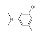 3-Dimethylamino-5-methyl phenol结构式