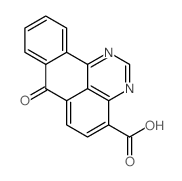 7-Oxo-7H-benzo[e]perimidine-4-carboxylic acid Structure