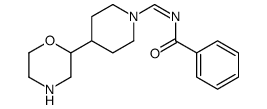 N-[(4-morpholin-2-ylpiperidin-1-yl)methylidene]benzamide Structure