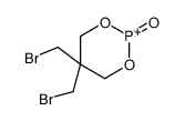 5,5-bis(bromomethyl)-1,3,2-dioxaphosphinan-2-ium 2-oxide Structure