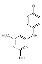 N-(4-bromophenyl)-6-methyl-pyrimidine-2,4-diamine picture