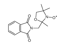 3-oxyl-2-(N-phthalimidomethyl)-2,4,4-trimethyl-1,3-oxazolidine结构式