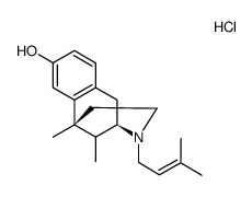 pentazocine hydrochloride Structure