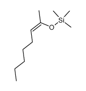 2-[(trimethylsilyl)oxy]-2-octene Structure