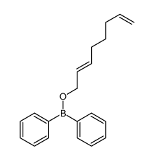 octa-2,7-dienoxy(diphenyl)borane Structure