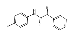 N1-(4-FLUOROPHENYL)-2-BROMO-2-PHENYLACETAMIDE Structure