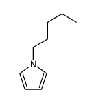 1-Pentyl-1H-pyrrole结构式