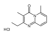 2-ethyl-3,6-dimethylpyrido[1,2-a]pyrimidin-4-one,hydrochloride结构式