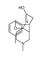 4a,10-(Iminoethano)-4aH-(1)benzopyrano(3,2-c)pyridin-12-one,1,2,3,4,10,10a-hexahydro-2,8-dimethyl结构式