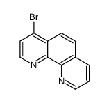 4-溴-1,10-菲咯啉结构式